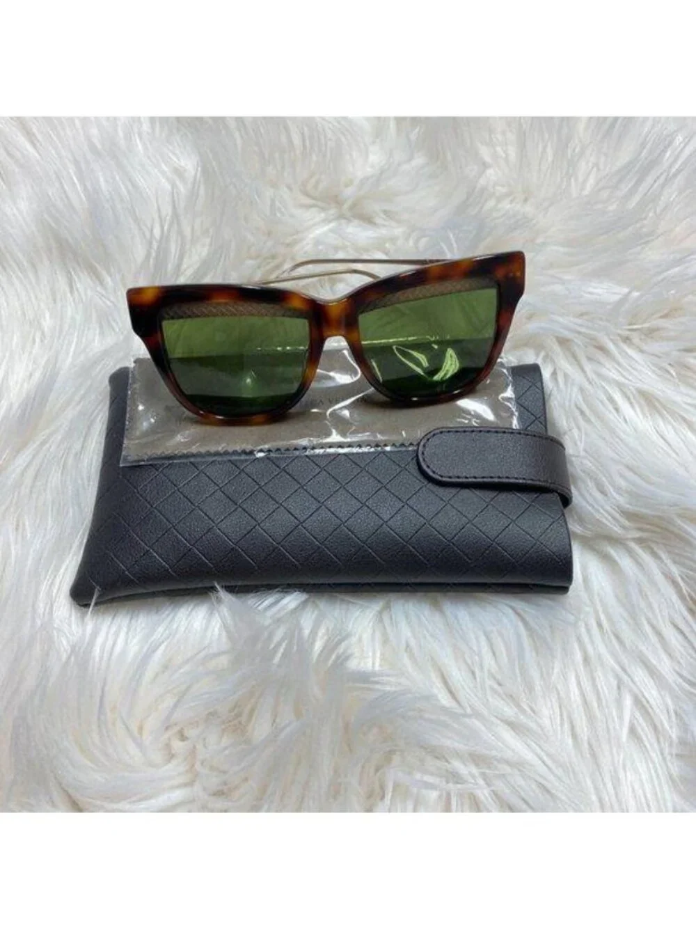 Bottega Veneta 53mm Cat Eye Sunglasses Havana Ruthenium Brown